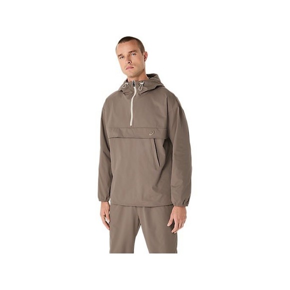 ASICS Double Weave Relaxed Pullover Jacket Men's Sports Top Plus Shorts! Size LG